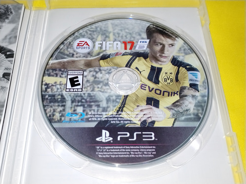 Fifa 17 Ps3 Playstation 3 *original* (Usado)