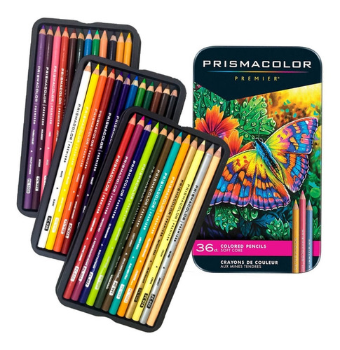Imagen 5 de 7 de Prismacolor Premier Set X 36 Lapices De Colores Premium