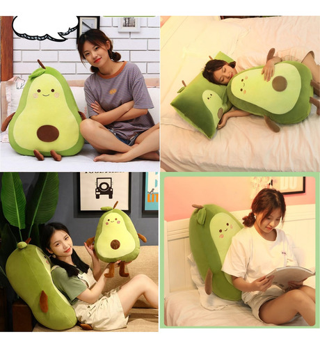 Diseño Original Peluche Sullivan Monsters Y Aguacate Hass