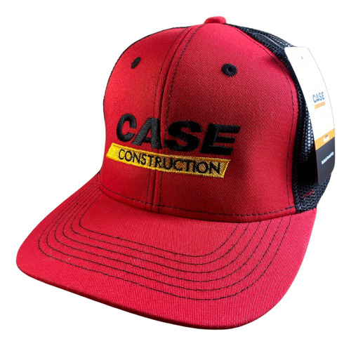 Gorra Estilo Case Construction Rojo Malla Ajustable Cs005 Rojo Único