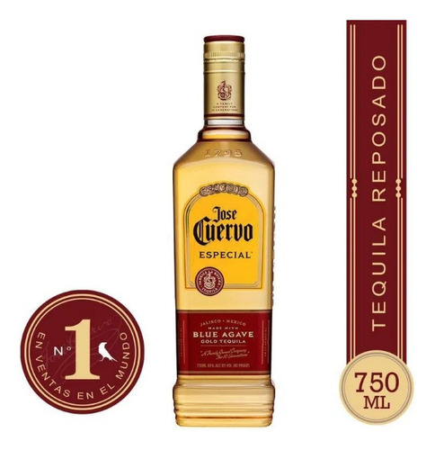 Tequila Jose Cuervo Reposado X 750 Ml - - mL a $131