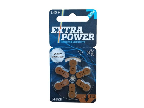 60 Baterias Pilhas Aparelho Auditivo A312 / Pr41 Extrapower