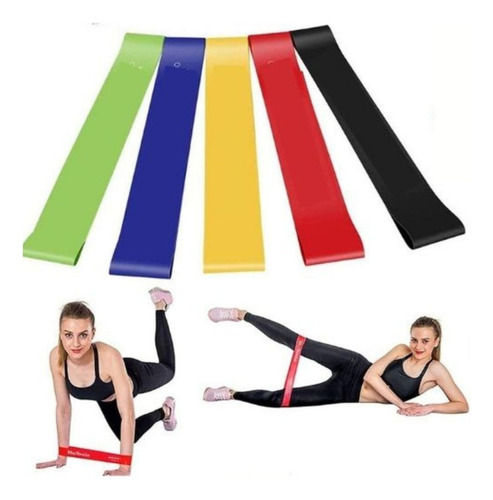 Kit De Ejercicios De Fitness De 19 Piezas, Bandas De