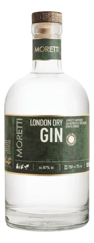 Gin Moretti London Dry Botella 750ml