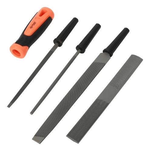 Juego De 4 Limas Con Mango Para Madera Y Metal Smart