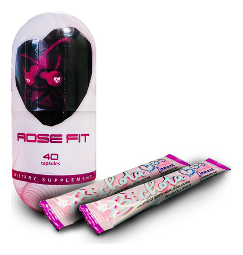 Zx Pastillas Rose Quemadro De Grasa + 2 Sachet Bichota