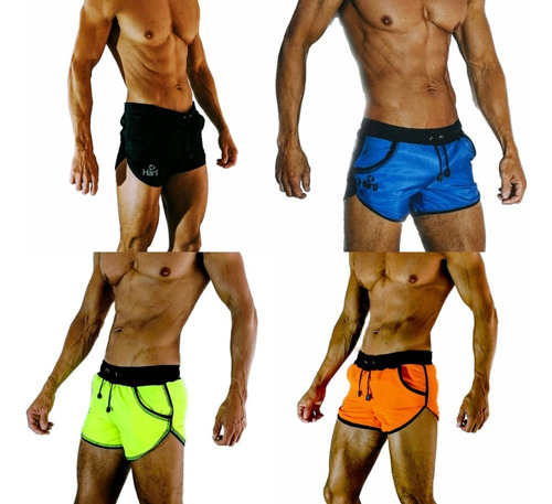 Combo X4 Mini Short Tipo Sunga Pantalon Corto Hartl Dto 10%!