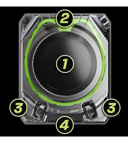 Beyblade X Xtreme Battle Set Estadio 2 Lanzadores 2 Trompos