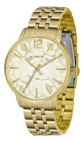 Relógio Lince Feminino Lrg622l C2kx Fashion Dourado