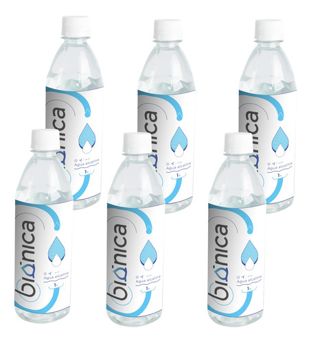 Agua Alcalina 9,5 1 Litro Pack X6