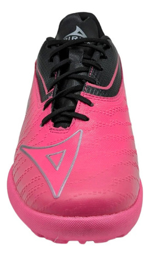 Tenis Fútbol Rápido Turf Caballero Pirma 3051 Negro Rosa