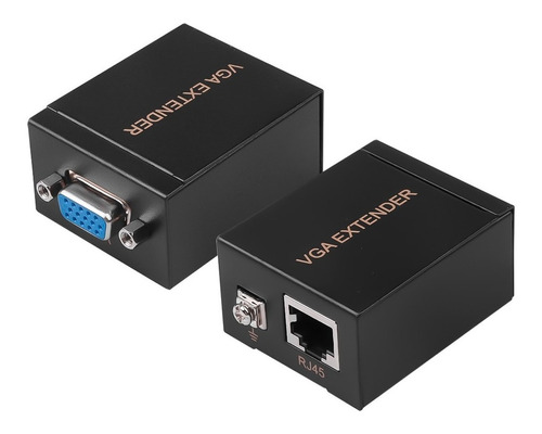 Adaptador - Extensión Vga Rj45 Cat5 Cat6 60 Mts