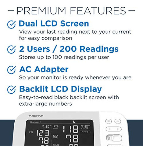 Omron 10 Series Monitor Inalámbrico Para La Presion