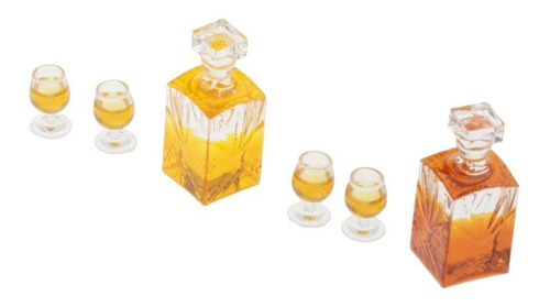 1:12 Botellas De Vino En Miniatura Para Casa De 3 Piezas