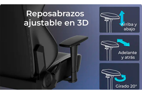 Silla Gamer Dxracer Drifting Gc-ldc23 Ergonomica Giratoria Color Blanco