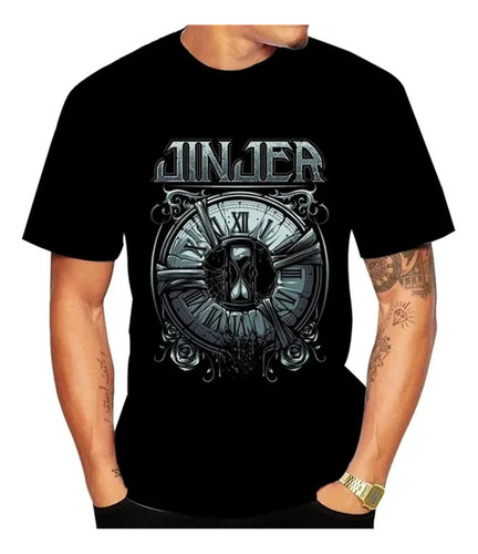 Ax Camiseta Impresa En 3d De La Banda De Rock Jinjer
