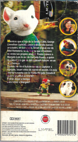 Stuart Little 2 Un Raton En La Familia Castellano Vhs (Usado)