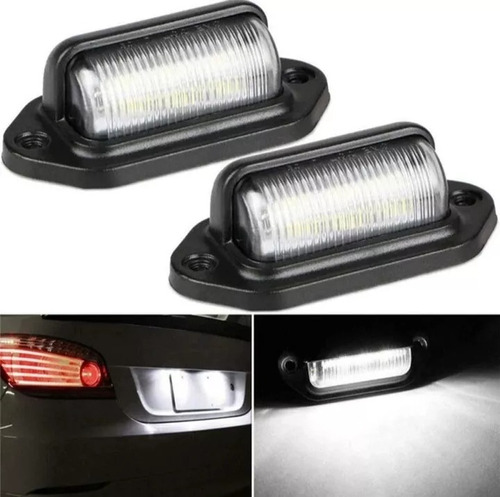 Par Luz Patente 6 Led Universal Autos Camionetas 12v