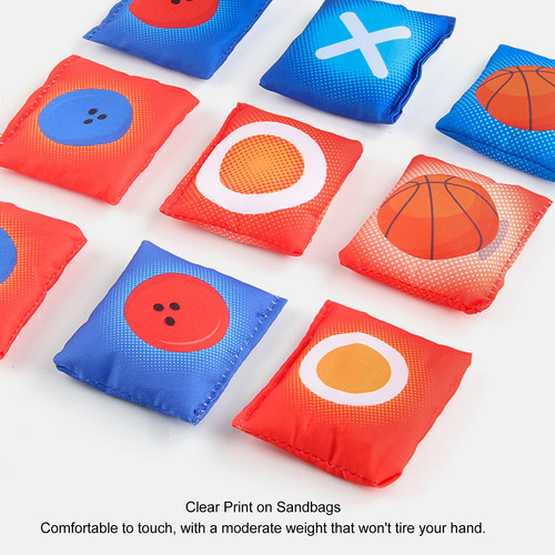 Juego Cornhole Con Sacos De Arena Para Lanzar Anillos Para P
