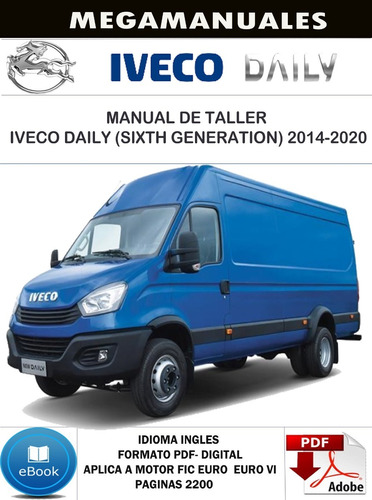 Manual Taller Iveco Daily (sixth Generation) 2014 20 Ingles