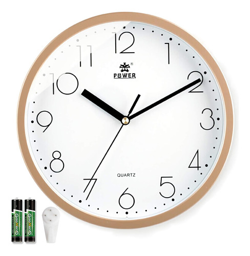 Laigoo Reloj De Pared Moderno De 10 Pulgadas, Decorativo, Si