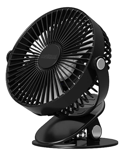 Ventilador Escritorio Usb Agujero Gancho Clip Mesa 6  3 Luz