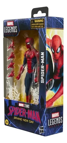 Marvel Figura Legends Series Brand New Day Spider-man 4+ Plástico