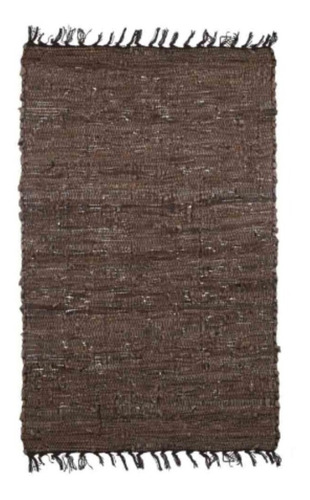 Alfombra Marrón De Cuero 190 Cm