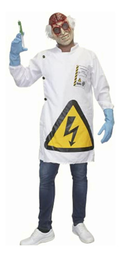 Mad Scientist, Disfraz De Cientifico Loco Para Hombre Talla