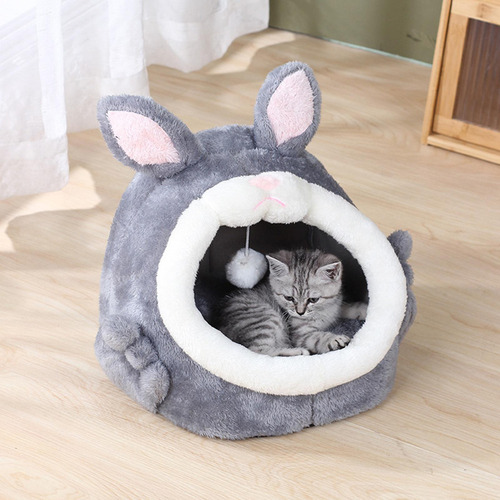 Cama Cueva Para Gatos Cama Para Perros Gris Pequeño