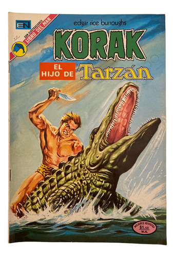 Comic Korak El Hijo De Tarzan #12 Editorial Novaro Mayo 1973