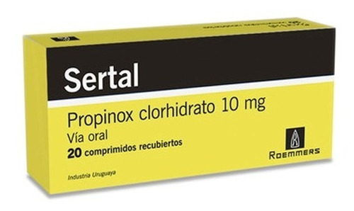 Sertal® X 20 Comprimidos Recubiertos -  Antiespasmódico