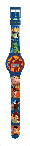 Toy Story - Reloj En Blister - Tsrj6 Color De La Correa Azul