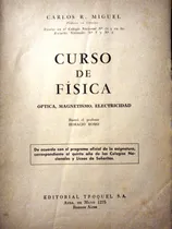 Comprar Curso De Física Óptica Magnetismo Electricidad * *  La Plata