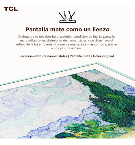 Smart TV TCL 85 QLED ART TV 85A300W