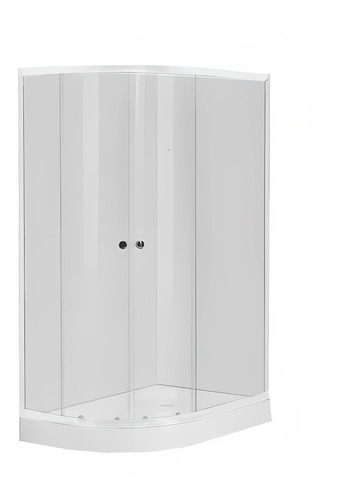 Shower Door Y Receptaculo Curvo 80x100x180 A Muro Derecho