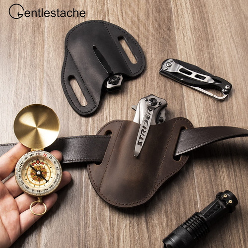 Fundas De Cuero Para Cuchillos Gentlestache Para Cinturón,