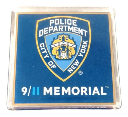 Imán Memorial Del Departamento De Policía 9/11 Nueva York 