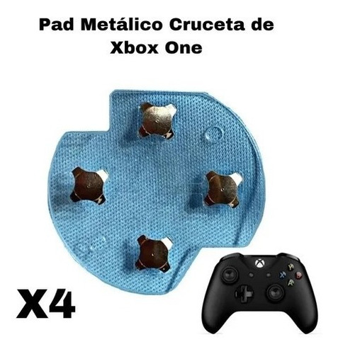 4 D Pad Metal Conductivo Botones Cruceta Control Xbox One 