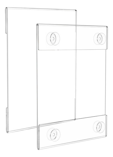 Display Acrílico Grande De Parede Com Ventosa Vidro