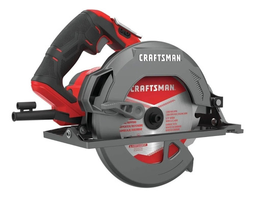 Sierra Circular Craftsman 15 Amp 7 1/4'' Mod Cmes510 Blakhel Color Rojo Frecuencia 5500