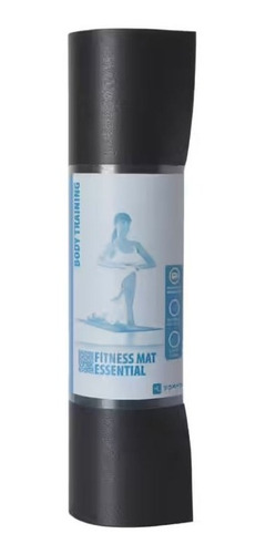 Tapete Pilates Negro 140 Cm X 50 Cm X 6,5 Mm