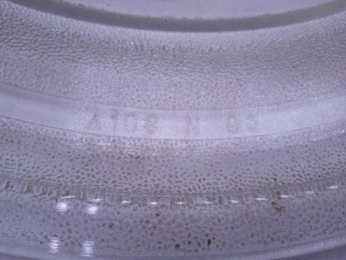 Plato Plano Para Horno De Microondas Grande ...36 Cm De Diám (Usado)