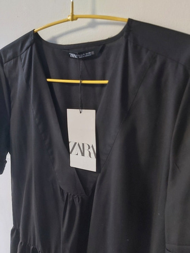 Imagen 4 de 6 de Vestido Zara Nuevo, Volados, Talle S