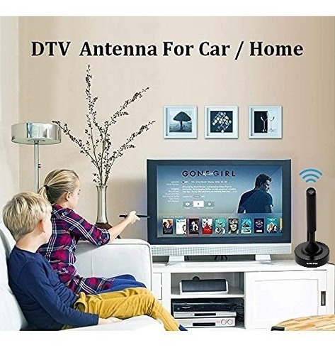 Imagen 4 de 7 de Antena Ledstar Interior Tv Digital Con Booster Mas Recepcion