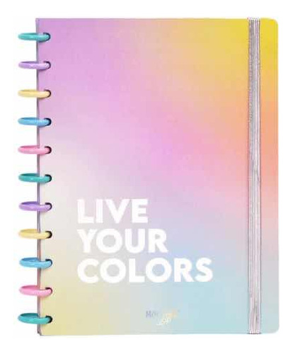 Cuaderno Inteligente Mooving Loop Live Your Colors A Discos