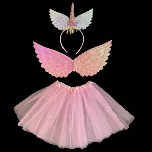 Pink Unicorn Wings - Free Size - Pink Unicorn Angel Headband