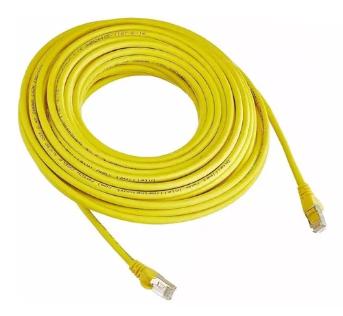 Cable Lan Utp 5e Internet 20 Metros Largo Armado Patch Red - $ 11.245