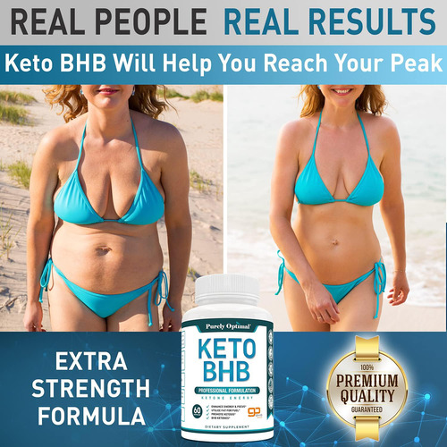Suplemento De Cetonas Exógenas Purly Optimal Keto Bhb 60 Cáp