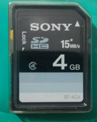 Cartão De Memória Sd 4gb Class 4  Sony